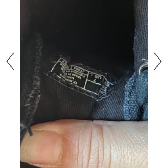 Black Canvas Dr Martens. Size 7.  Chukka model - Picture 3 of 3